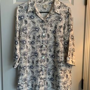Floral Button-Up Shirt